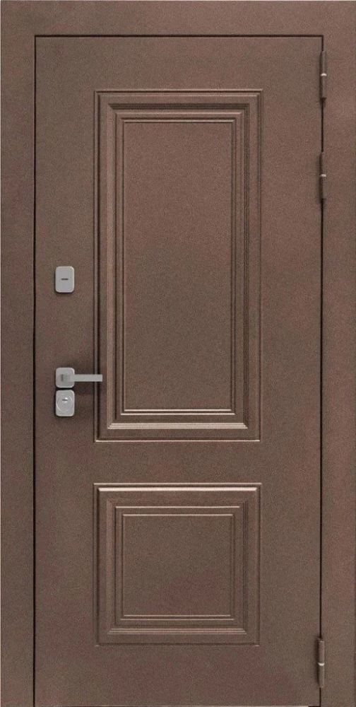 Входная дверь ДвериПРО Д-68 ФЛ-609 (L-52, 10мм, белый матовый) DPRO220593 внешняя сторона